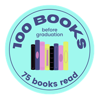 75/100 Books Badge